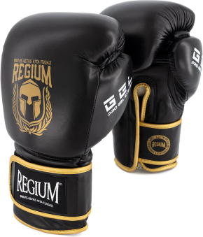 Guantes de boxeo regium "imperial gold" white gel