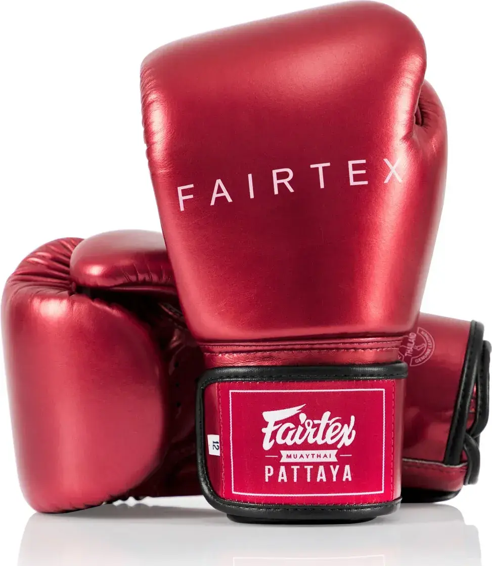 Guantes muay thai Fairtex metallic BGV22 violeta VIOLA