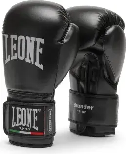 Guantes de boxeo Leone "thunder" color fucsia GN383