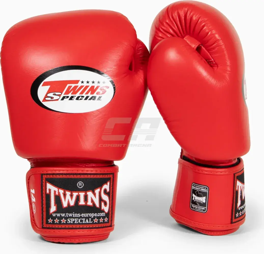 Guantes muay thai Twins Special BGVL3 vino rojo VINACCIA