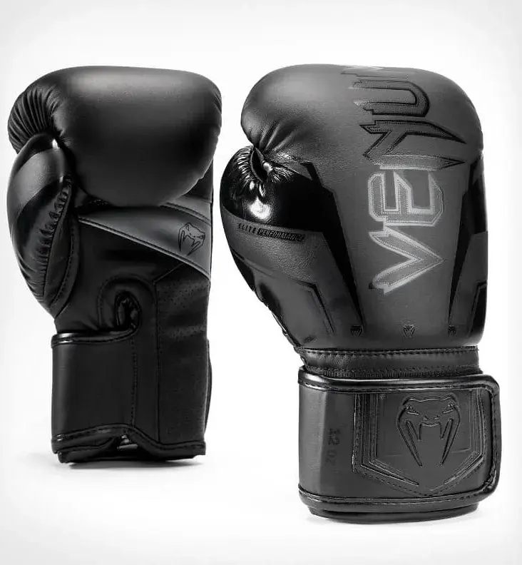 Guantes de boxeo Venum elite evo negro mate