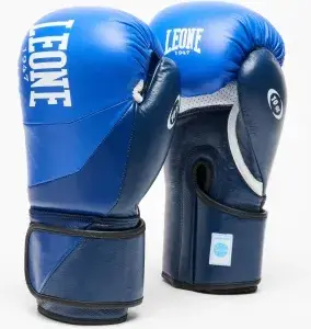 Guantes de boxeo Leone 1947 WAKO azul GN043