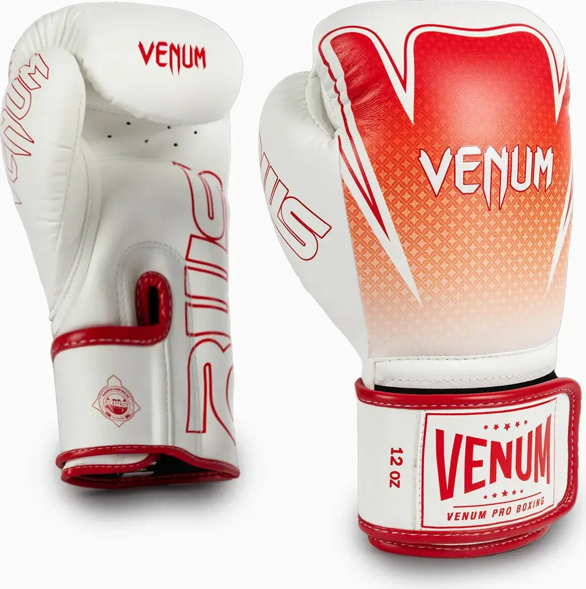 Guantes de boxeo RWS x Venum 2.0 blanco-rojo BLANCO-ROJO-002