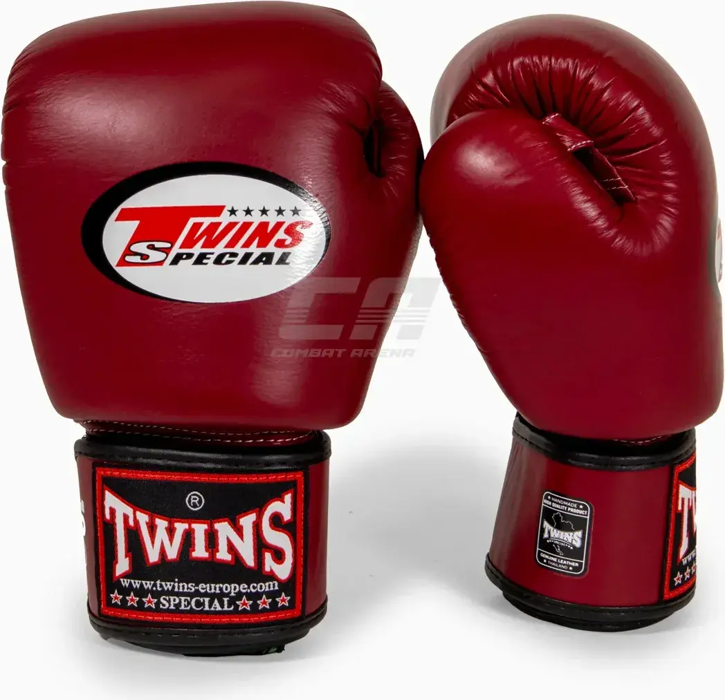 Guantes muay thai Twins Special BGVL3 retro marrón