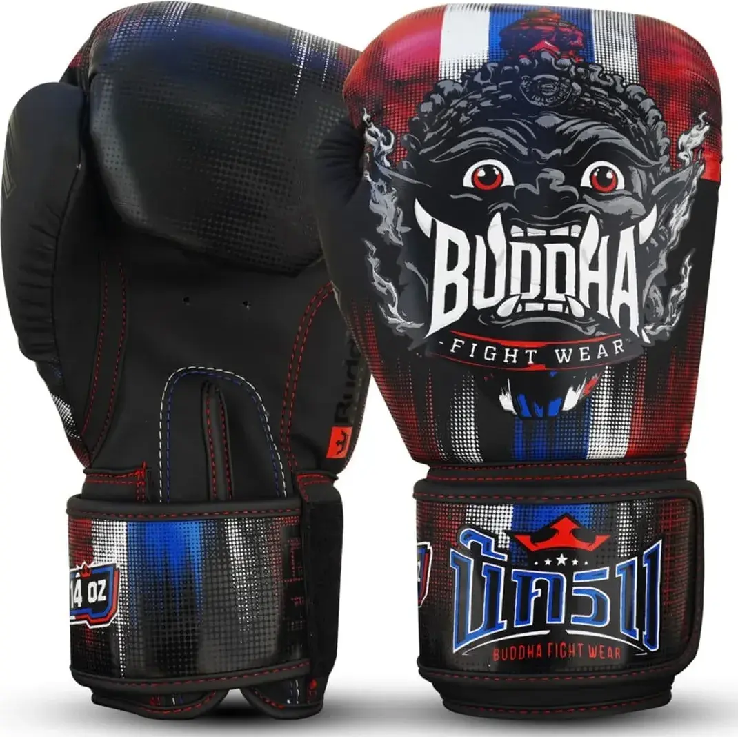 Guantes de boxeo buddha thai god