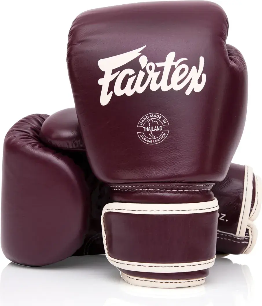 Guantes muay thai Fairtex BGV16 marrón GRANATA
