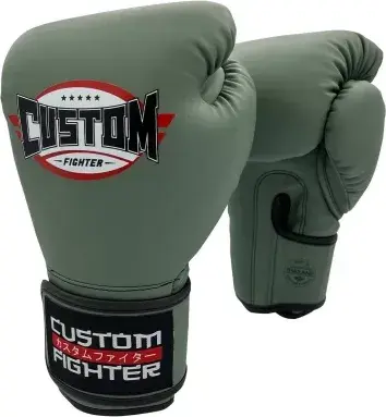 Guantes de boxeo custom fighter army thailand