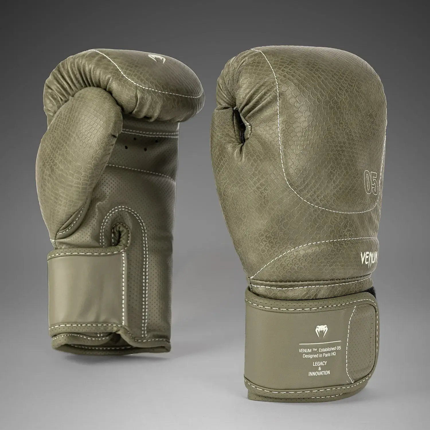 Guantes de boxeo Venum impact evo scales - azul medianoche