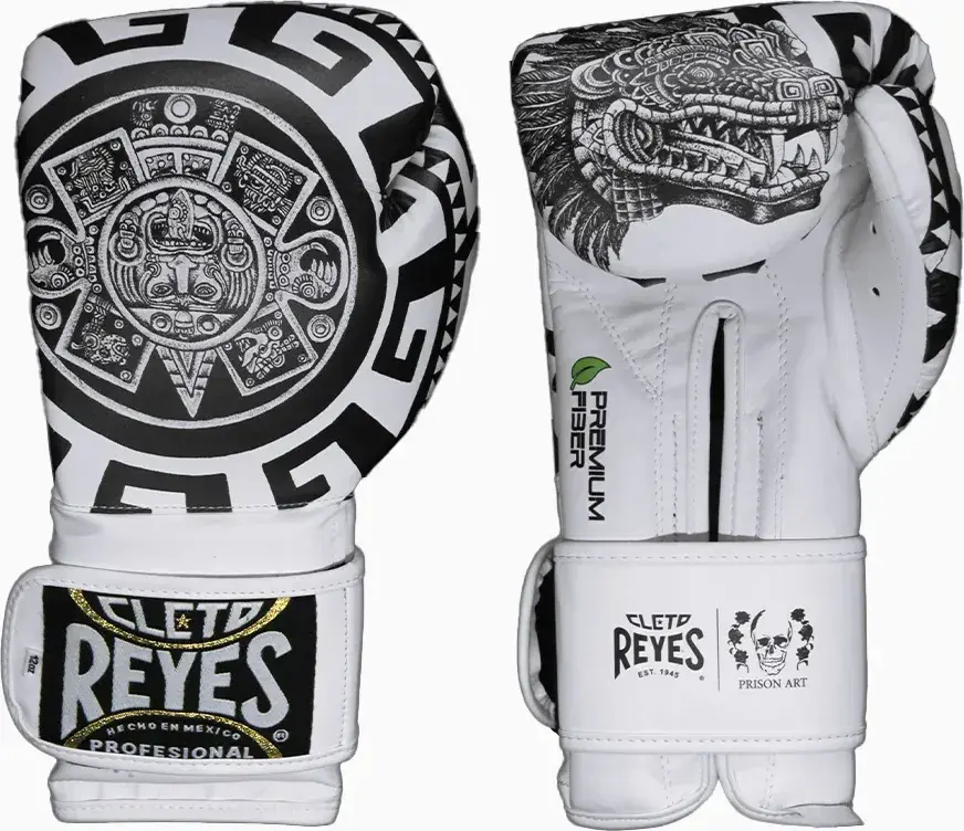 Guantes de boxeo Cleto Reyes fiber calendario azteco prison art