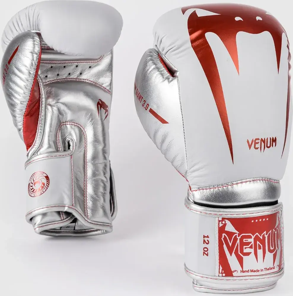 Guantes de boxeo Venum giant 3.0 edición especial rojo-plata ROJO-PLATA-632