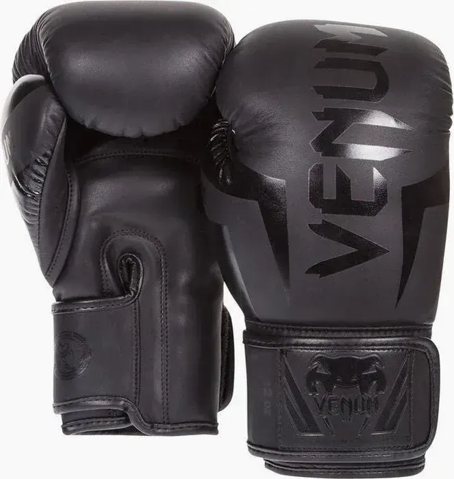 Guantes de boxeo Venum elite 1392 NEGRO-ORO-ROJO-603