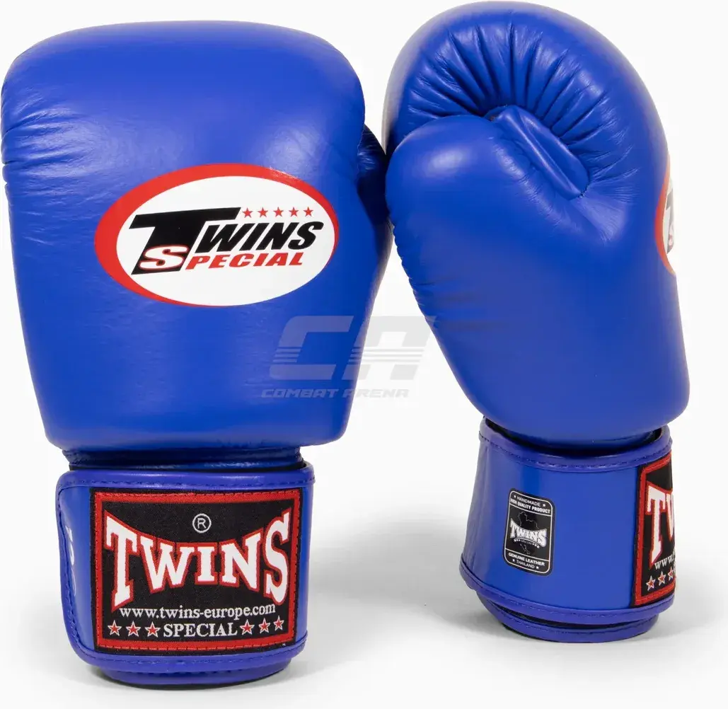 Guantes muay thai Twins Special BGVL3 royal blue AZUL REAL