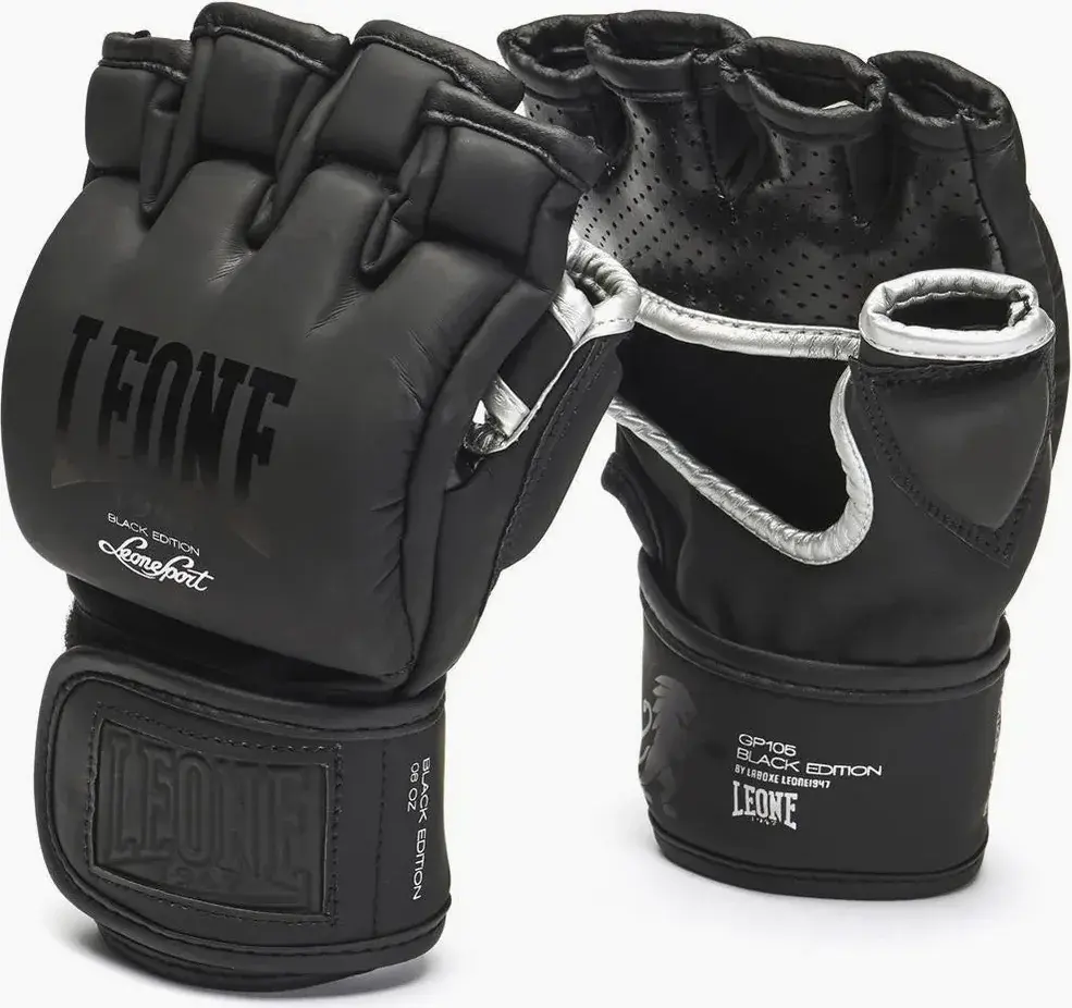 Guantes MMA Leone edición negra GP105 4 oz