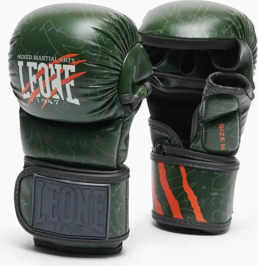 Guantes MMA Leone primal instinct entrenamiento GP116 con pulgar