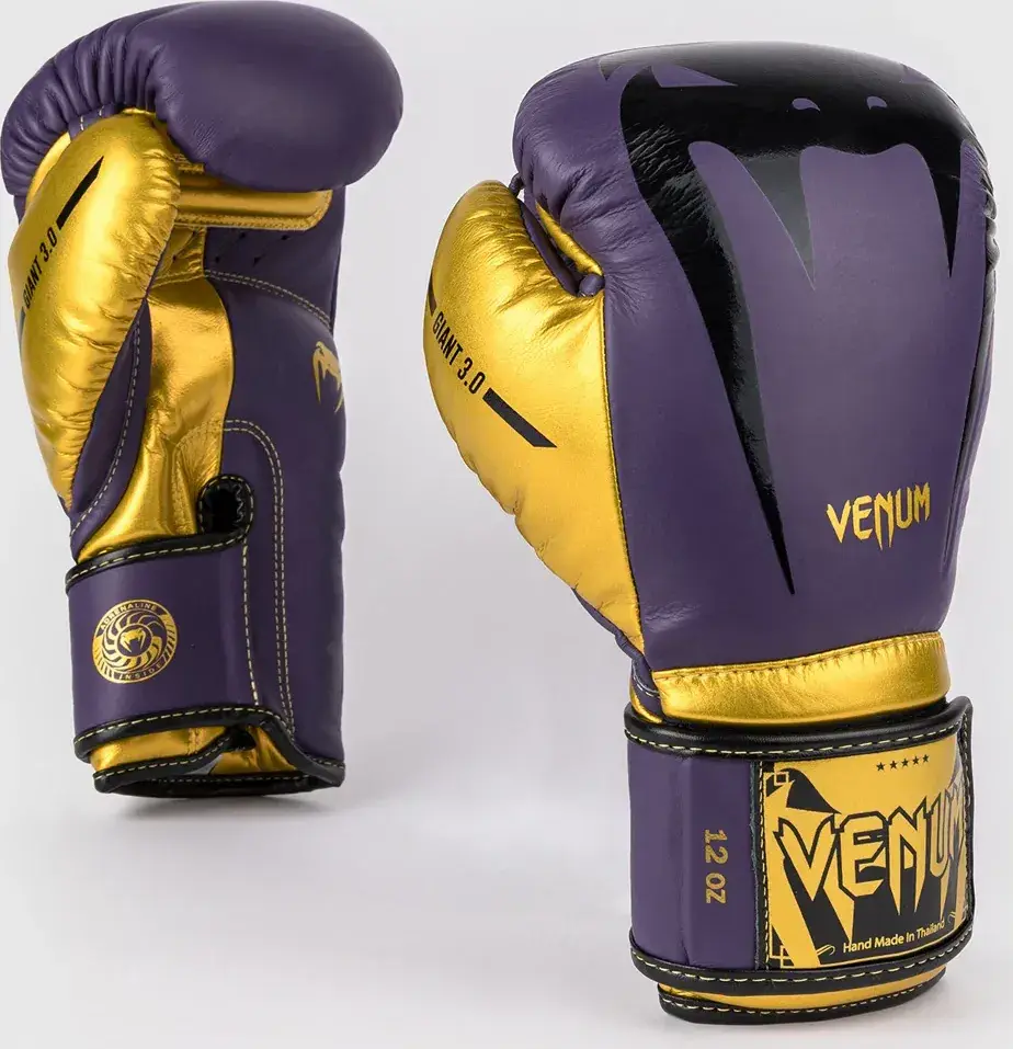 Guantes de boxeo Venum giant 3.0 edición especial violeta-oro DARK-PURPLE-GOLD-231