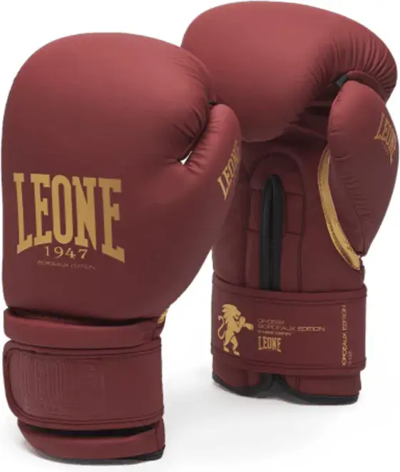 Guantes de boxeo Leone idol - burdeos
