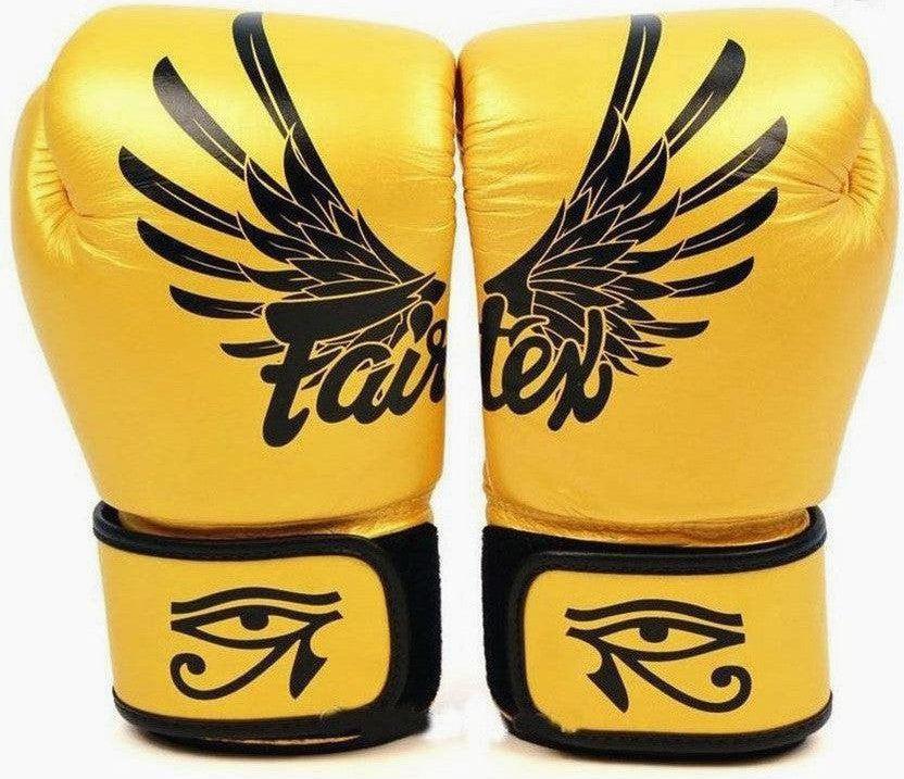 Guantes muay thai Fairtex BGV1 falcon golden