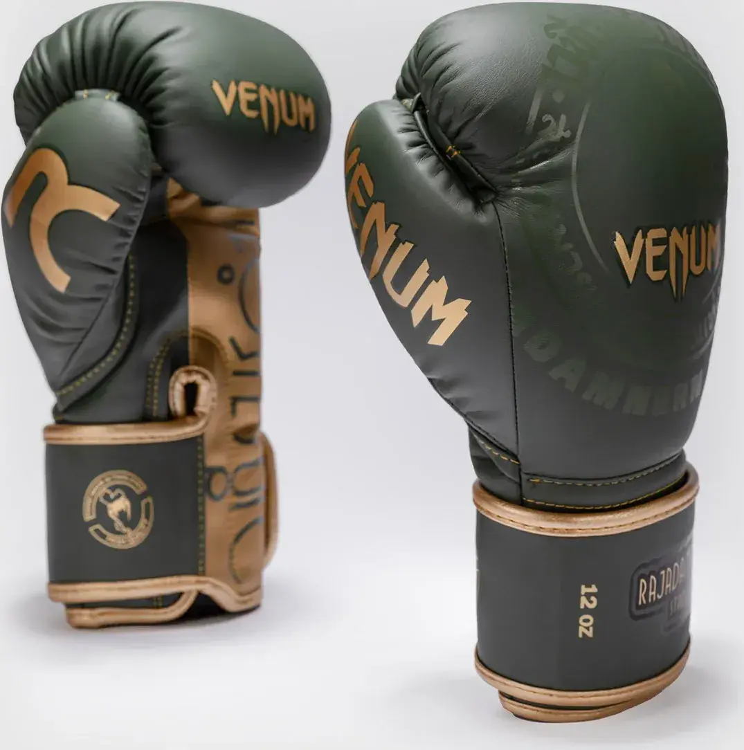 Guantes de boxeo Venum x rajadamnern verde MILITAR-VERDE-015