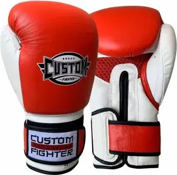 Guantes de boxeo custom fighter mix rojos
