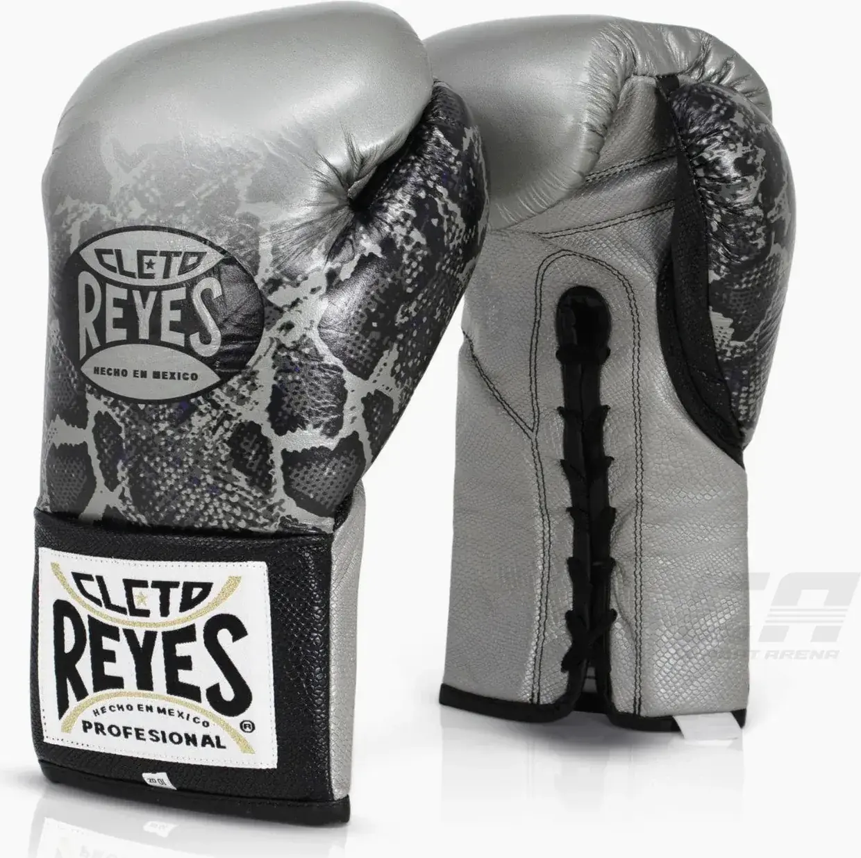 Guantes de boxeo Cleto Reyes professional CB2 steel snake con cordones SERPIENTE