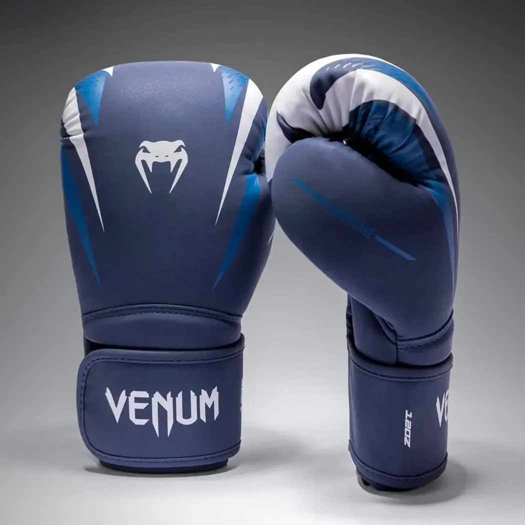 Guantes de boxeo Venum hurricane azul medianoche /