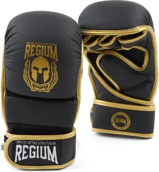 Guantillas de mma regium " imperial gold" hybrid sparring